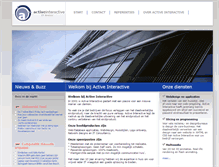 Tablet Screenshot of activeinteractive.nl